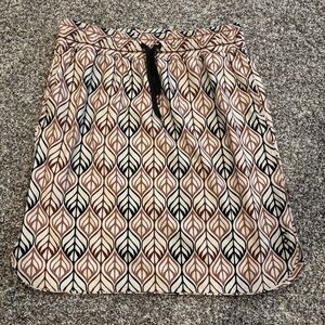 Kavu Ixtapa Skirt Earth Deco Print Travel Quick Dry Size Small